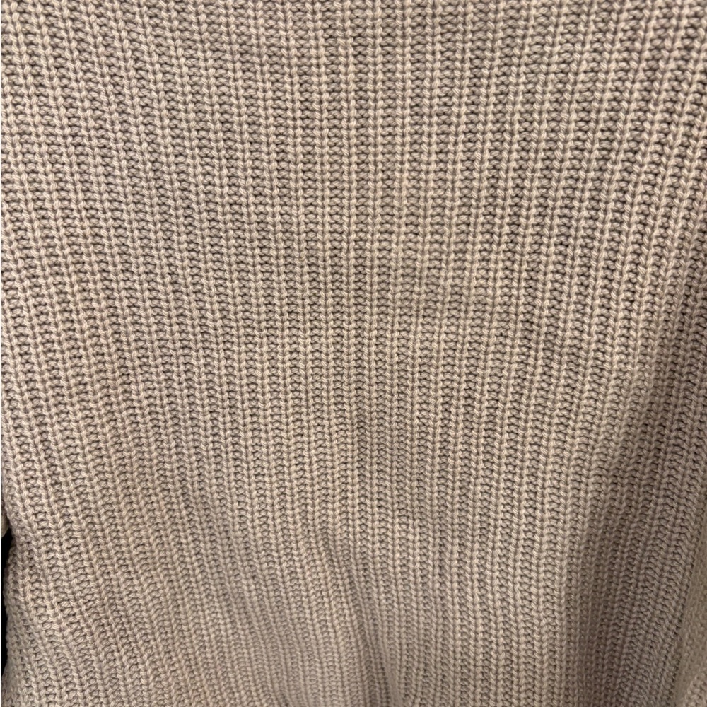 Vince Brown Boatneck Yak Wool Knit Cropped Sweater Size XS - Picture 5 of 13